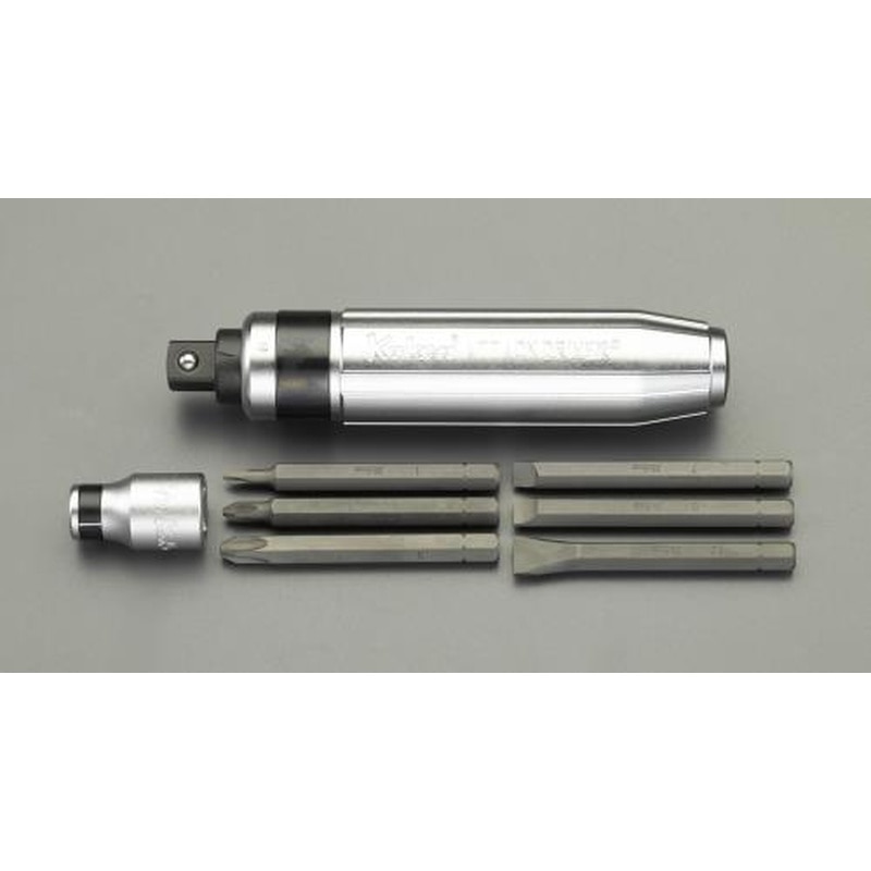エスコ EA550XC-2 1/2”DRインパクトドライバーセット(5/16”Hexビット用) 1個（ご注文単位1個）【直送品】