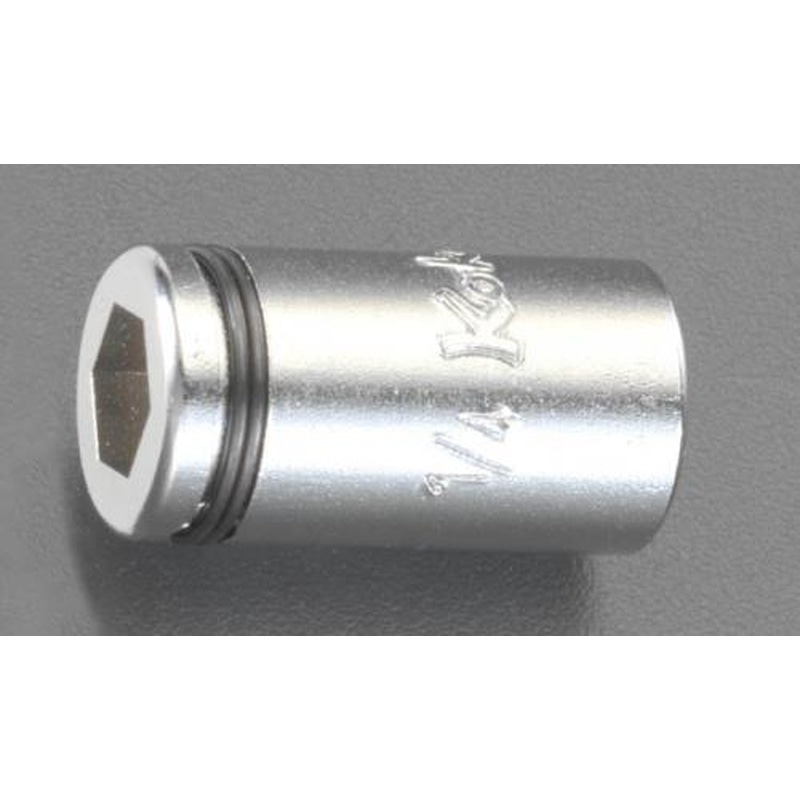 エスコ EA618AA-30 1/4”DRx1/4”HEXビットアダプター 1個（ご注文単位1個）【直送品】
