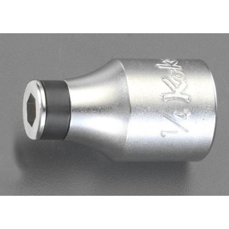 エスコ EA618CA-30 1/2”DRx1/4”HEXビットアダプター 1個（ご注文単位1個）【直送品】