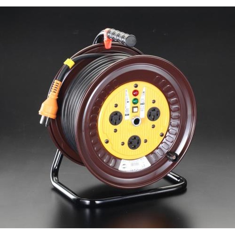 エスコ EA815DY-1 AC200V/20A/30mコードリール(三相) 1個（ご注文単位1個）【直送品】