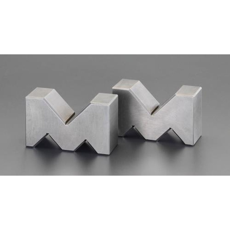 エスコ EA719DD-3 100x58x35mmVブロック(A型・機械仕上) 1個(ご注文単位1個)【直送品】