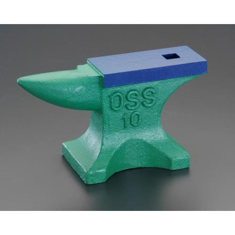 エスコ EA525ZZ-13 255mm/10.0kg［鋳鉄製]アンビル 1個（ご注文単位1個）【直送品】