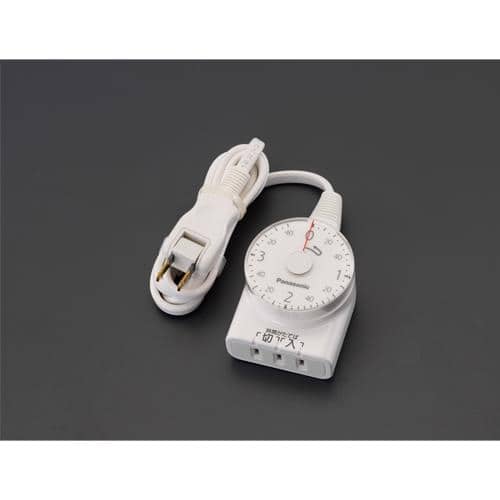 エスコ EA763A-18 AC100V/15A/1.0m タイマー(ダイヤル) 1個 （ご注文単位1個）【直送品】