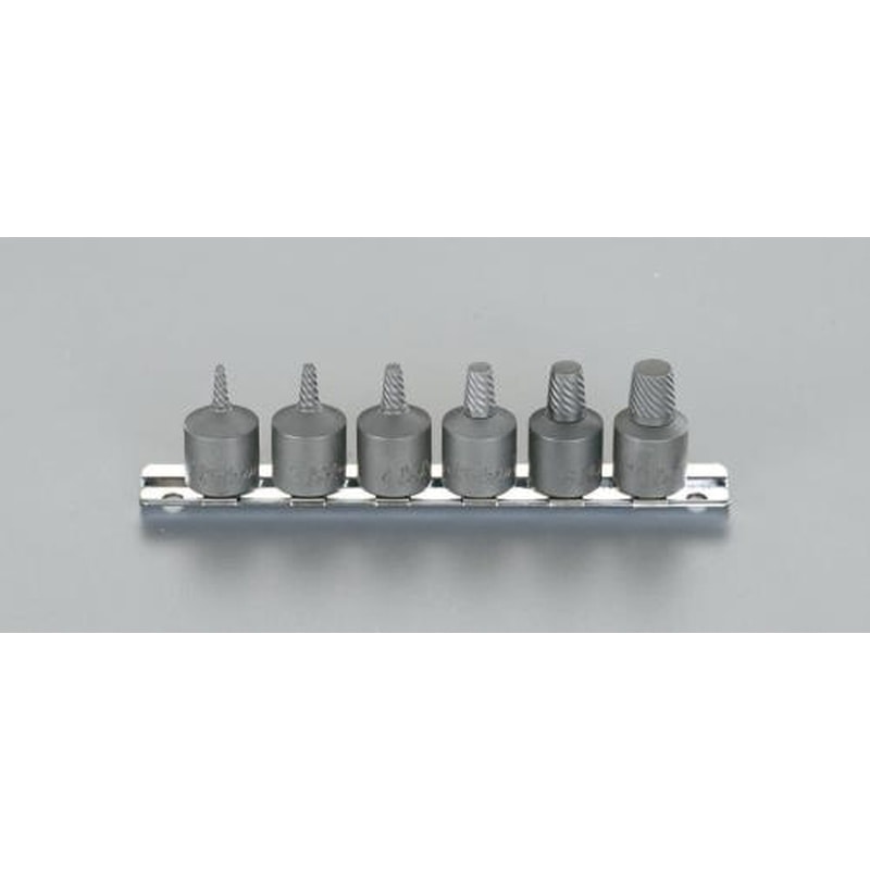 エスコ EA584AC M5-M20/6本(3/8”DR)スクリューエキストラクター 1個(ご注文単位1個)【直送品】