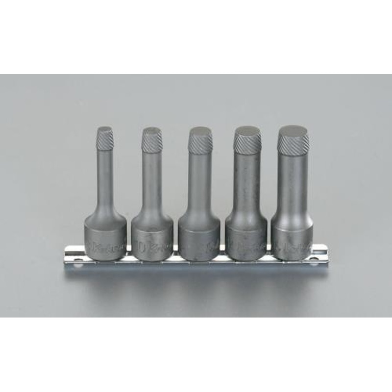 エスコ EA584AF M14-M33/5本組(1/2”DR)スクリューエキストラクター 1個(ご注文単位1個)【直送品】