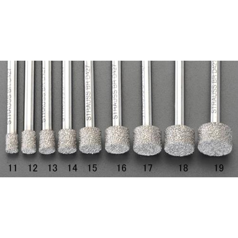 エスコ EA819DL-14 10x10x60mmダイヤモンドバー(6mm軸) 1個（ご注文単位1個）【直送品】