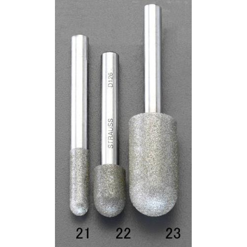 エスコ EA819DL-21 6x20x60mmダイヤモンドバー(6mm軸) 1個（ご注文単位1個）【直送品】