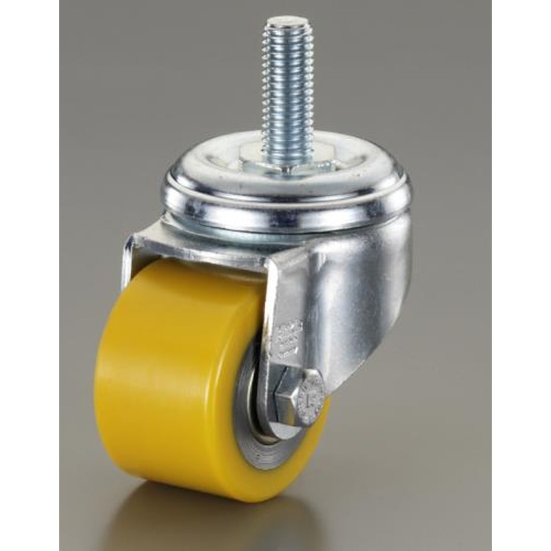 エスコ EA986HT-32 50mm/M12キャスター(自在金具・ねじ式) 1個（ご注文単位1個）【直送品】