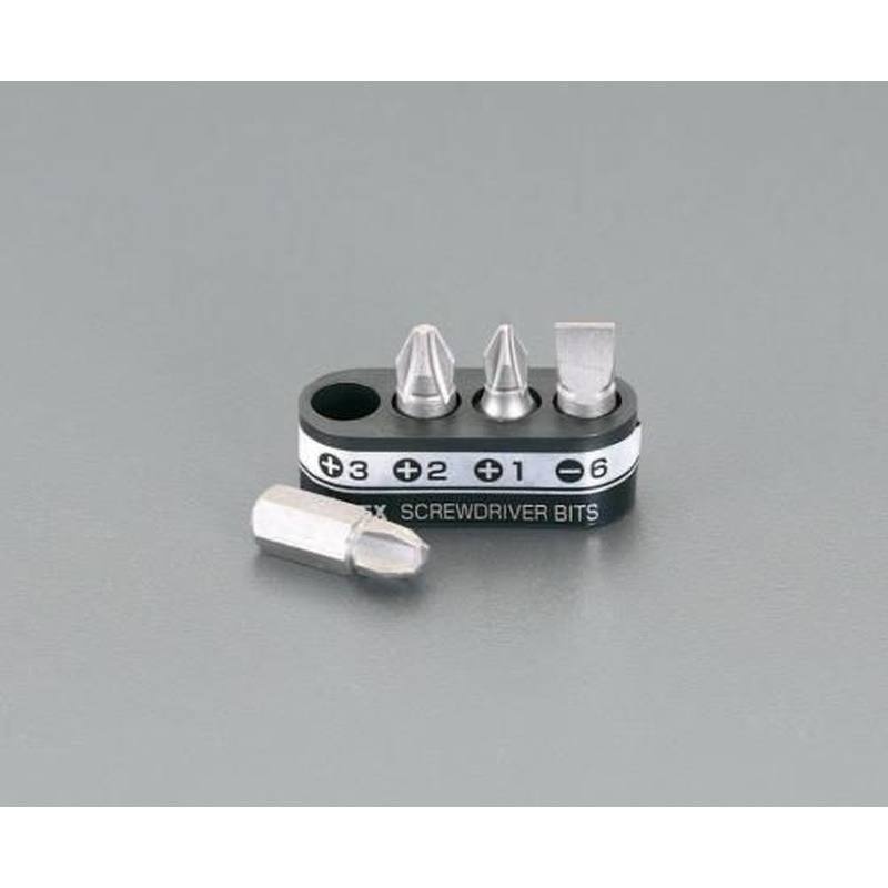エスコ EA611AR-1 4本組/19mm［＋-]ショートビット 1個（ご注文単位1個）【直送品】