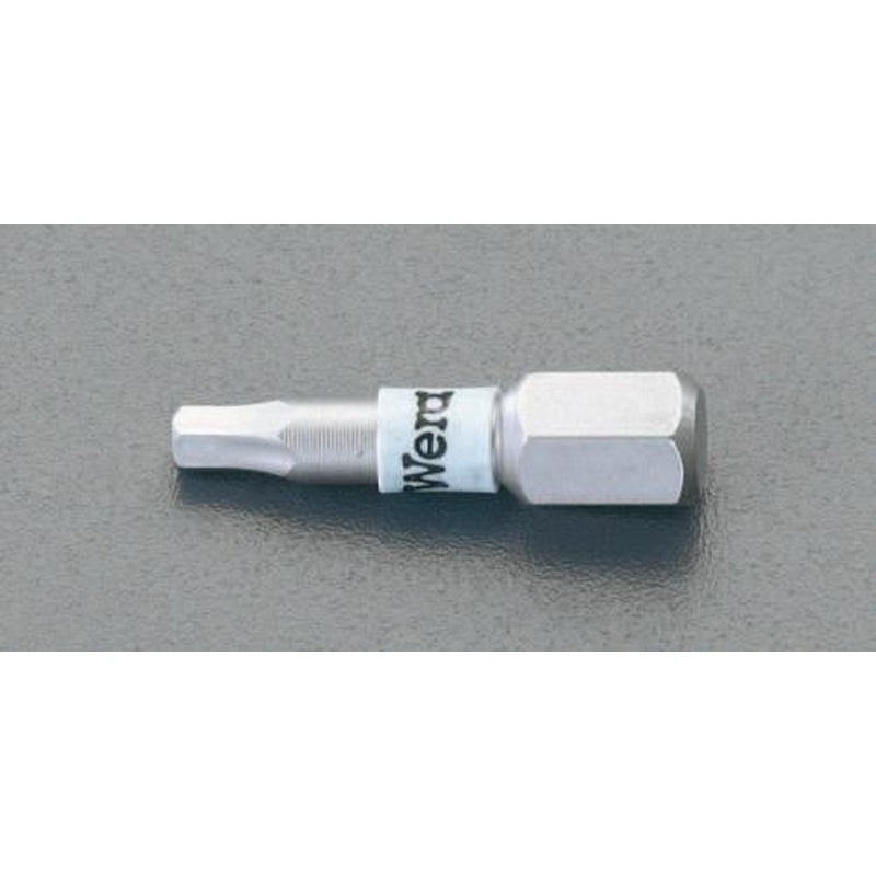 エスコ EA611BJ-17 6.0x25mm［Hexagon]ドライバ-ビット(ステンレス製) 1個（ご注文単位1個）【直送品】