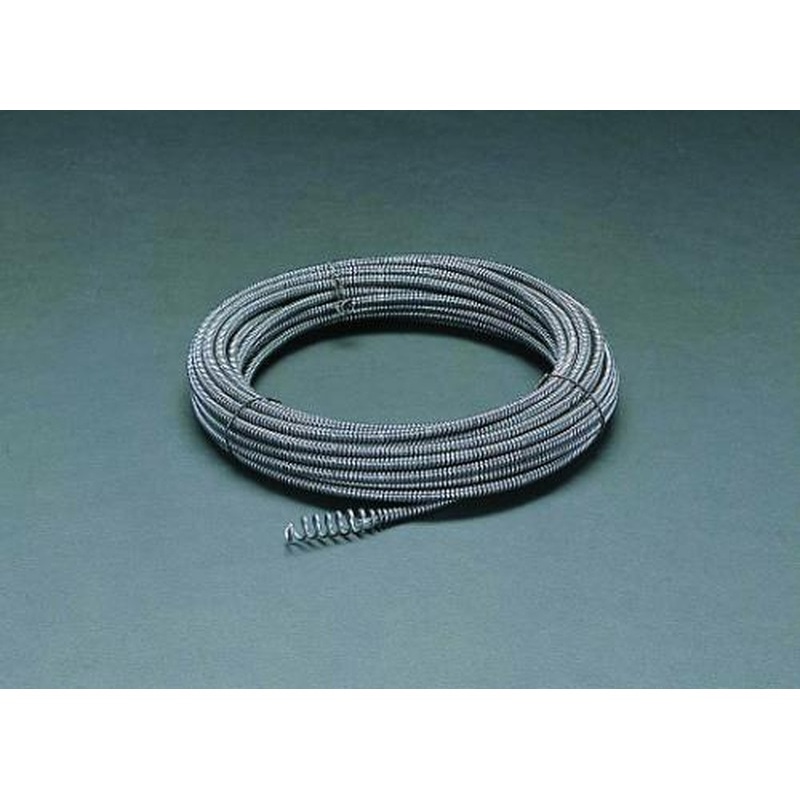 エスコ EA340GH-27 8.0mmx15mケーブル(プラグヘッド) 1個（ご注文単位1個）【直送品】