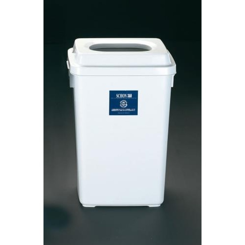 エスコ EA995A-4 36.0Lダストボックス(ライトグレー) 1個（ご注文単位1個）【直送品】