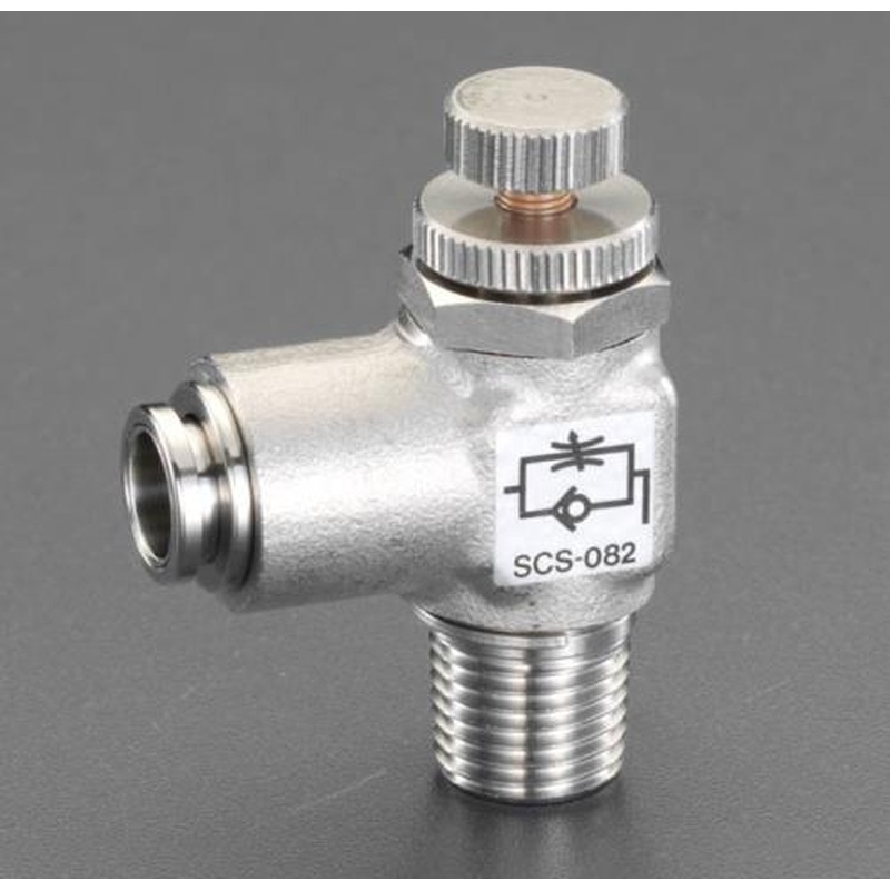 エスコ EA425DG-6 R1/4”x6mmスピードコントローラー(ステンレス製) 1個（ご注文単位1個）【直送品】