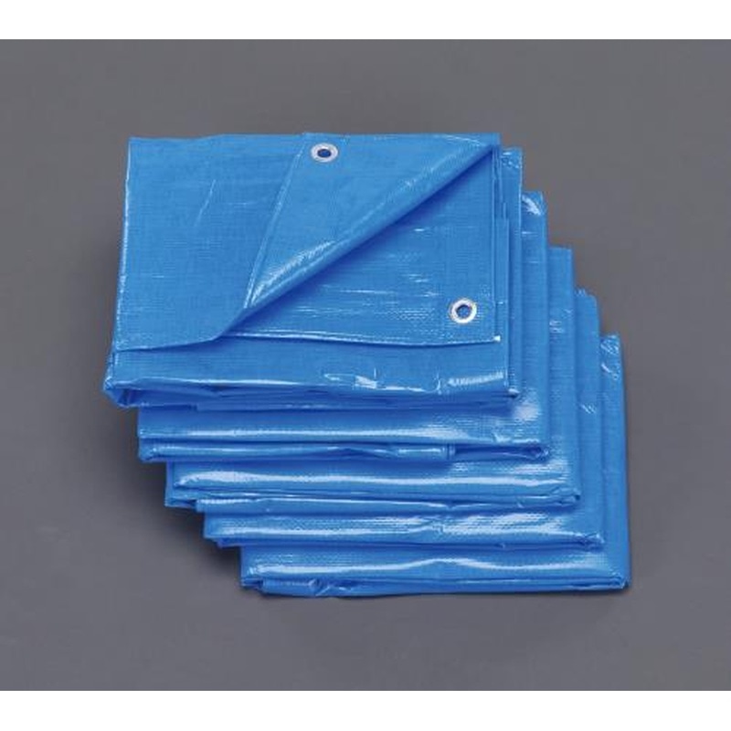 エスコ EA911AB-22 2.7x3.6m/0.25mmブルーシート(#3000/5枚) 1個（ご注文単位1個）【直送品】