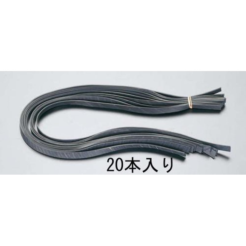 エスコ EA628WD-1 10x600mm平ゴムロープ(20本) 1個（ご注文単位1個）【直送品】