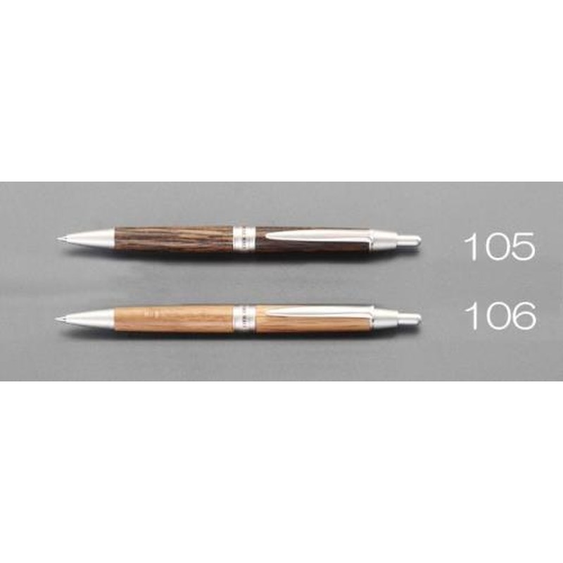 エスコ EA765MG-105 0.7mmボールペン(黒・ブラウン) 1個（ご注文単位1個）【直送品】