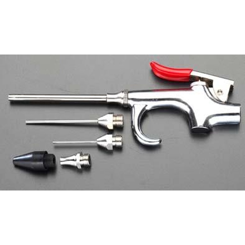 エスコ EA123AJ-3 エアーブローガン(ノズル5個付) 1個(ご注文単位1個)【直送品】