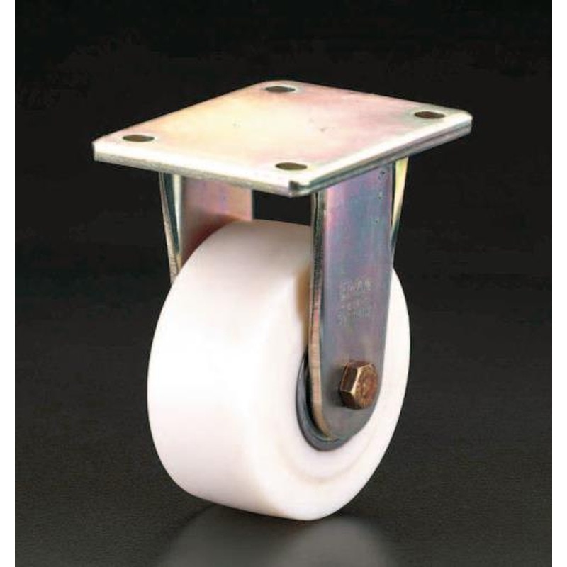 エスコ EA986KX-150 150mmキャスター(固定金具・ナイロン車輪) 1個(ご注文単位1個)【直送品】