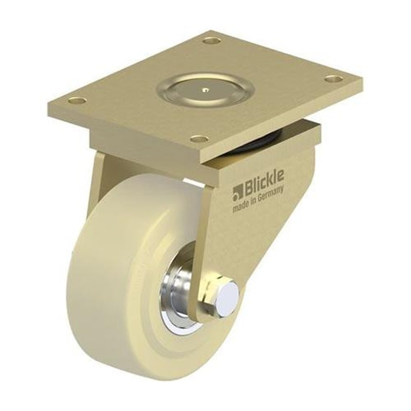 エスコ EA986KY-200 200mmキャスター(自在金具・ナイロン車輪) 1個(ご注文単位1個)【直送品】