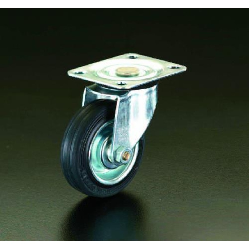 エスコ EA986GB-200 200mmキャスター(自在金具) 1個（ご注文単位1個）【直送品】