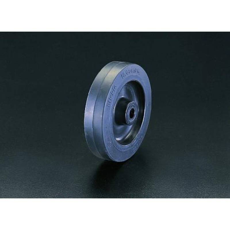 エスコ EA986MJ-250 250x50mm車輪(ラバータイヤ・ナイロンリム・ローラーベアリング 1個（ご注文単位1個）【直送品】