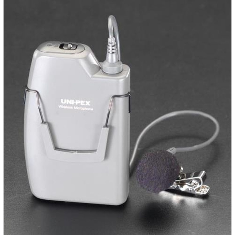 エスコ EA763CF-4[単3x1本]ワイヤレスマイク(クリップ式) 1個（ご注文単位1個）【直送品】