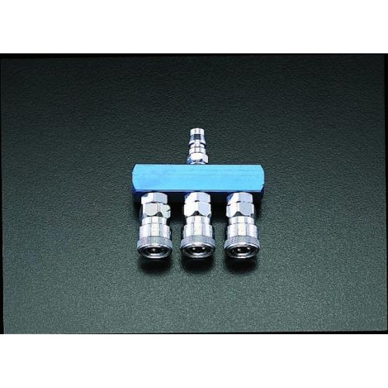 エスコ EA140DM-3 3連エアーカップリング 1個（ご注文単位1個）【直送品】