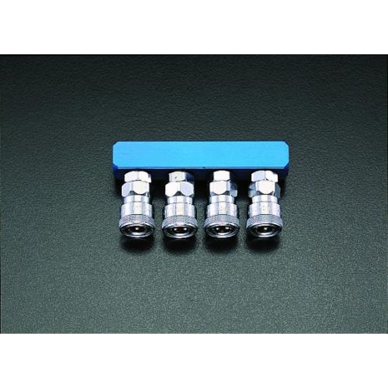 エスコ EA140DN-4 4連エアーカップリング 1個（ご注文単位1個）【直送品】