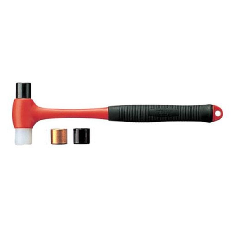 >エスコ EA575SB-3 310g/20x265mmミニハンマー(鉄・ナイロン・真鍮) 1個(ご注文単位1個)【直送品】