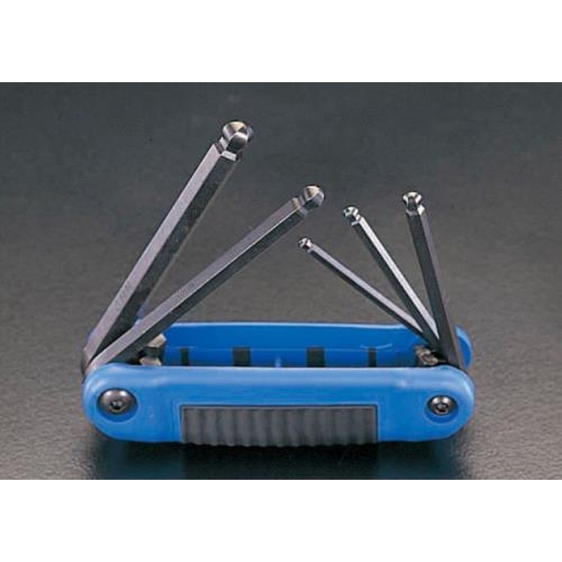 エスコ EA573BH-6 2.0-6.0mm［BallHexagon]キーレンチ(折込式) 1個（ご注文単位1個）【直送品】