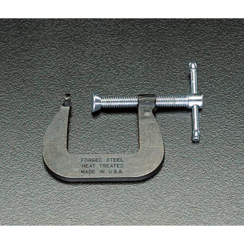 エスコ EA526WE-25 0-25mm/25mmシャコ万力 1個（ご注文単位1個）【直送品】