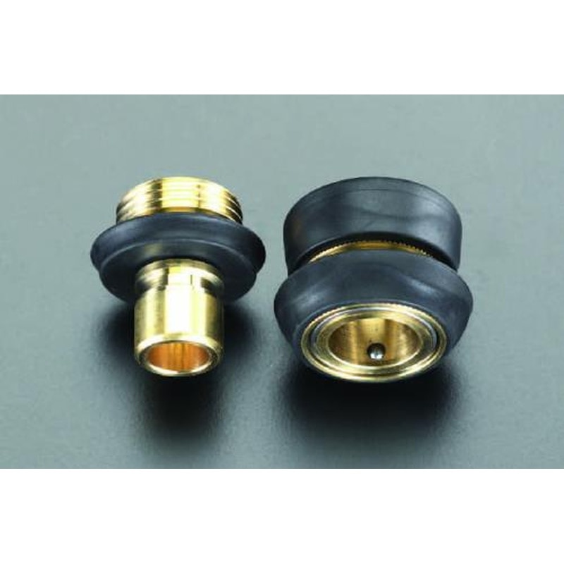 エスコ EA124GB-2 3/4”NHカプラーセット(真鍮製) 1個（ご注文単位1個）【直送品】
