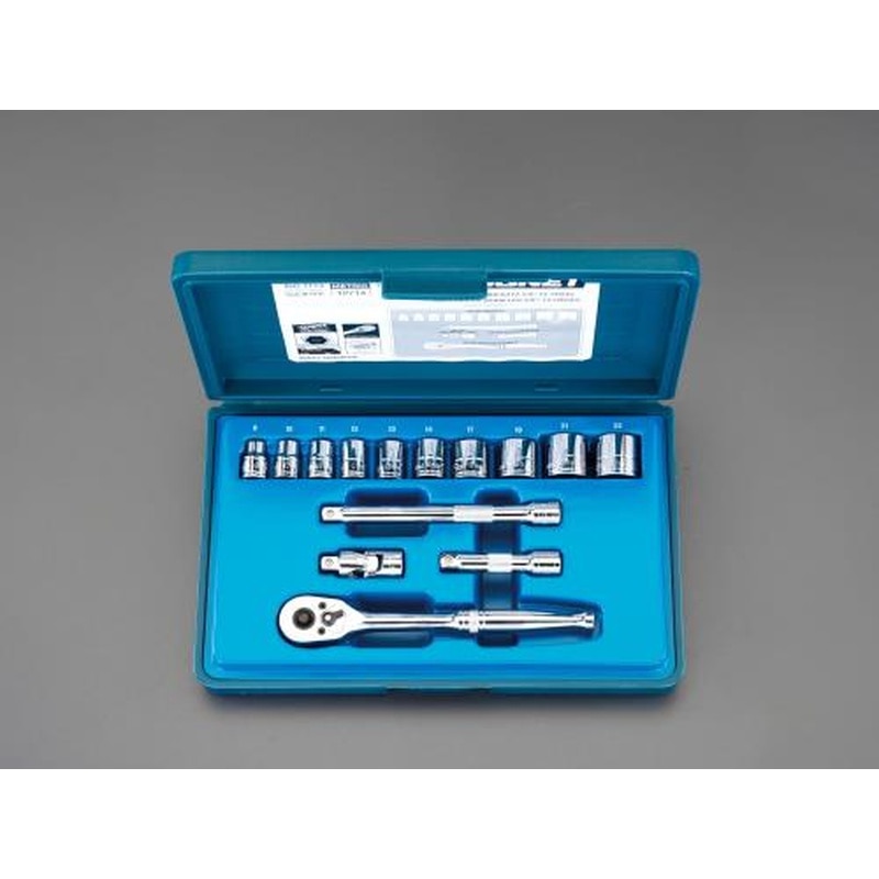 エスコ EA617CC-50 3/8”DRソケットレンチセット 1個（ご注文単位1個）【直送品】