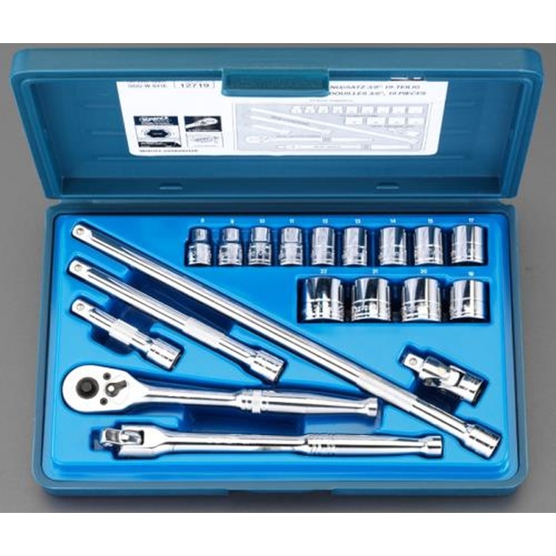 エスコ EA617CC-51 3/8”DRソケットレンチセット 1個（ご注文単位1個）【直送品】