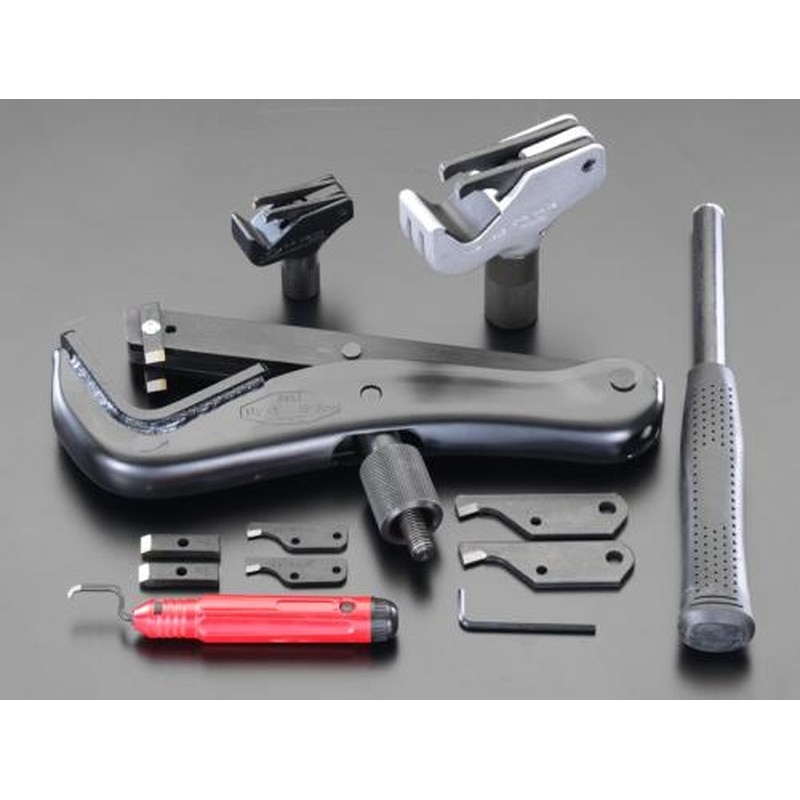 エスコ EA603AA 4-152mmねじ山修正ツールセット(外ねじ) 1個（ご注文単位1個）【直送品】