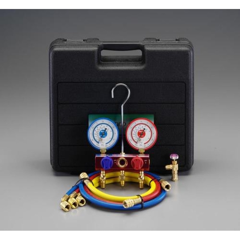 エスコ EA101TR[R32・R410A]ボールバルブ式マニホールドキット 1個（ご注文単位1個）【直送品】