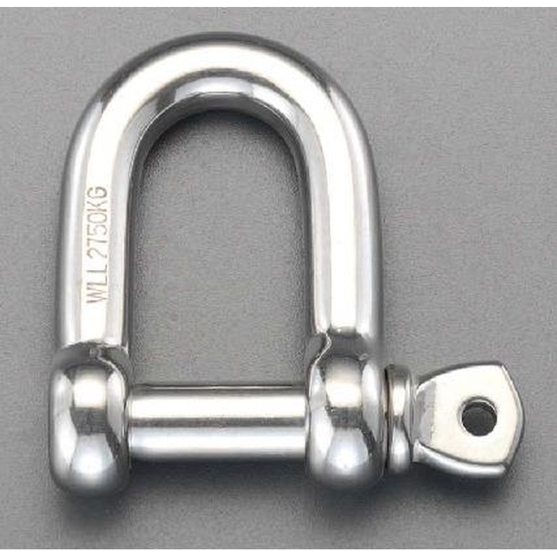エスコ EA638F-51 0.16ton/M4シャックル(ステンレス製) 1個（ご注文単位1個）【直送品】