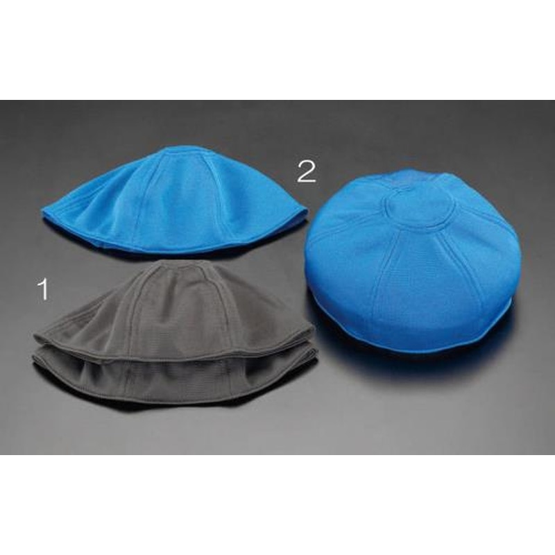 エスコ EA998AX-2 ヘルメットインナー(青/2枚) 1個（ご注文単位1個）【直送品】