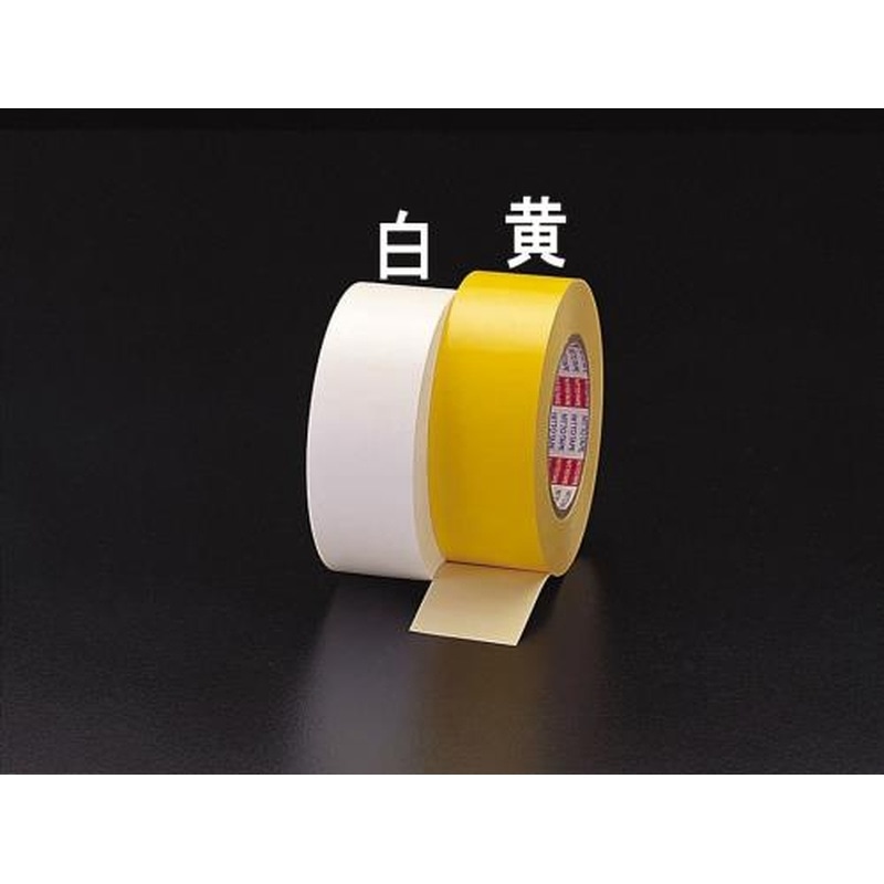 エスコ EA944SG-54 50mmx50mラインテープ(屋内用/白) 1個(ご注文単位1個)【直送品】