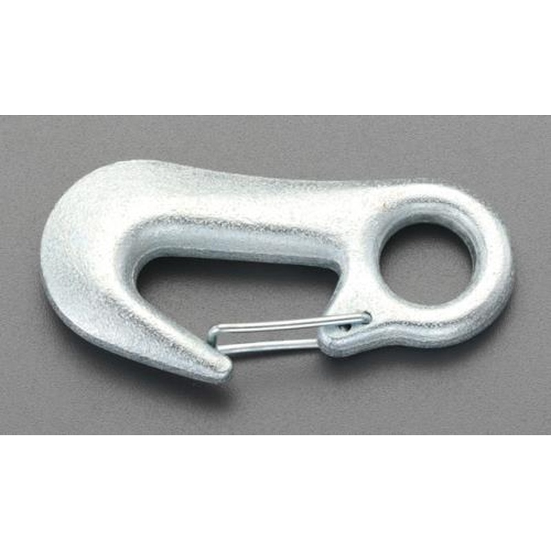 エスコ EA638CY-2 16mmロープ用牽引フック(スチール製) 1個(ご注文単位1個)【直送品】