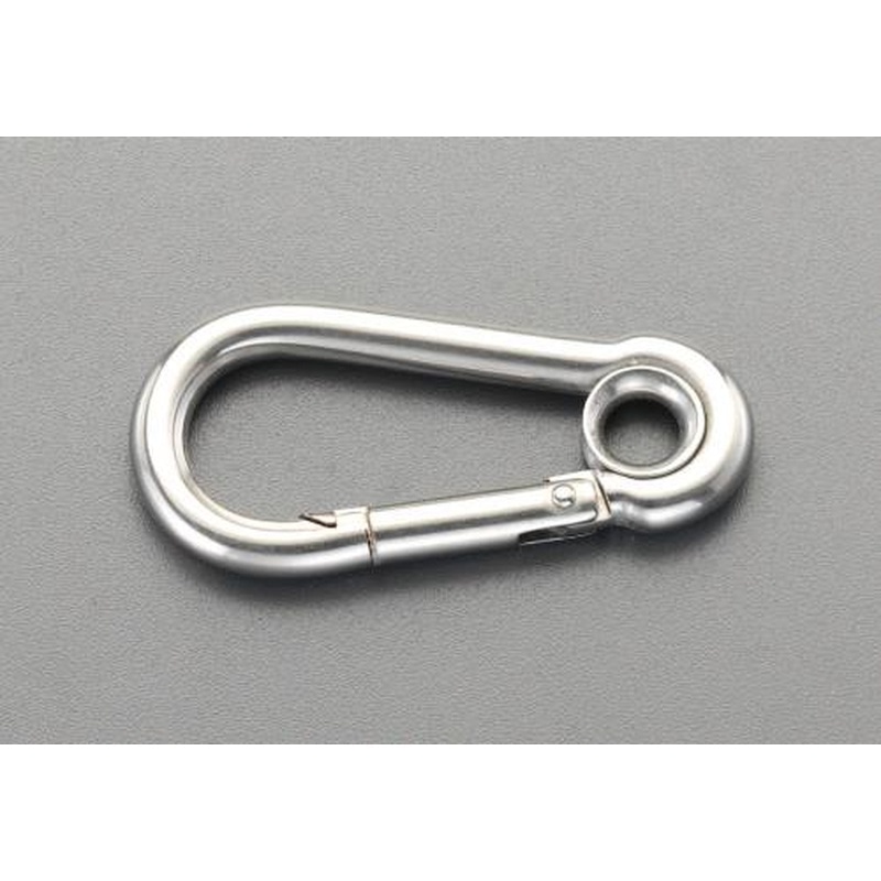 エスコ EA638DB-24 8.0x80mmスナップフック(ステンレス製) 1個(ご注文単位1個)【直送品】