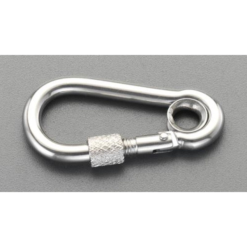 エスコ EA638AX-22 80x8mmスナップフック(スレンレス製) 1個(ご注文単位1個)【直送品】