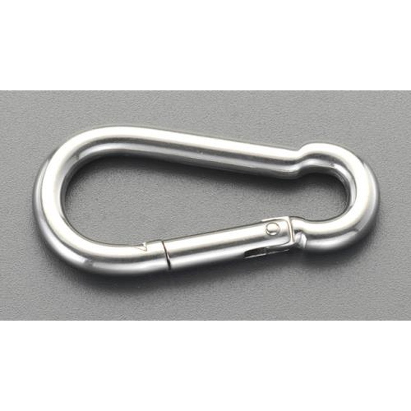 エスコ EA638JP-18 140x12mmスナップフック(ステンレス製) 1個(ご注文単位1個)【直送品】