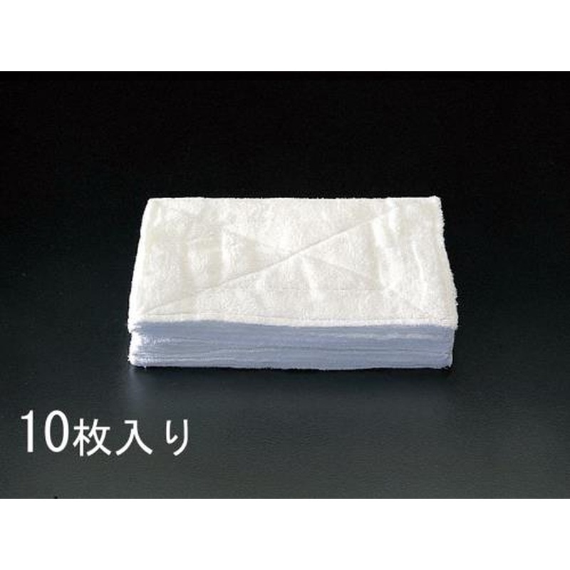 エスコ EA928AB-11 200x300mmタオルぞうきん(10枚) 1個（ご注文単位1個）【直送品】