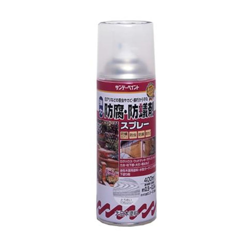 エスコ EA942EJ-31 400ml建物木部用防腐・防蟻剤スプレー(透明) 1個（ご注文単位1個）【直送品】