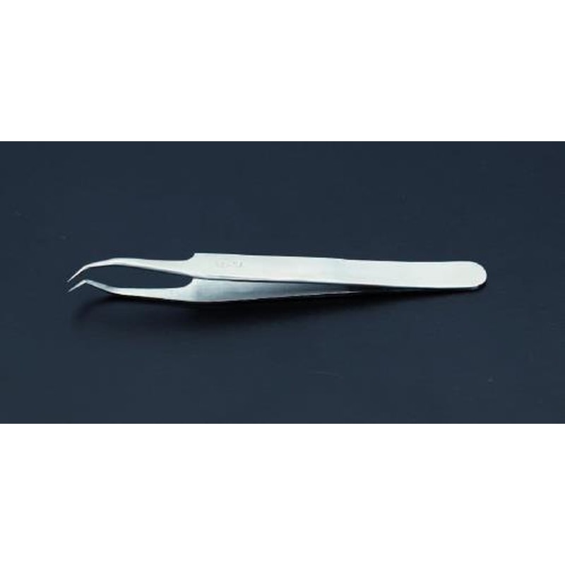 エスコ EA595AK-33 0.2x115mm/5C精密用ピンセット(ステンレス製) 1個（ご注文単位1個）【直送品】