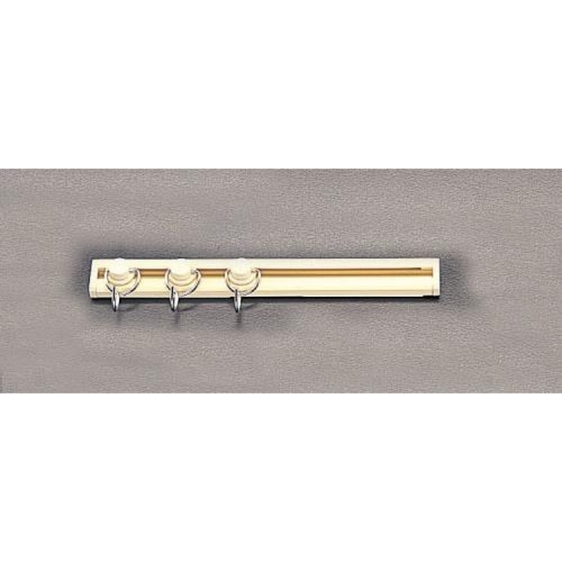 エスコ EA638LL-11 260mm/3個フックフックハンガー(スライド式) 1個（ご注文単位1個）【直送品】