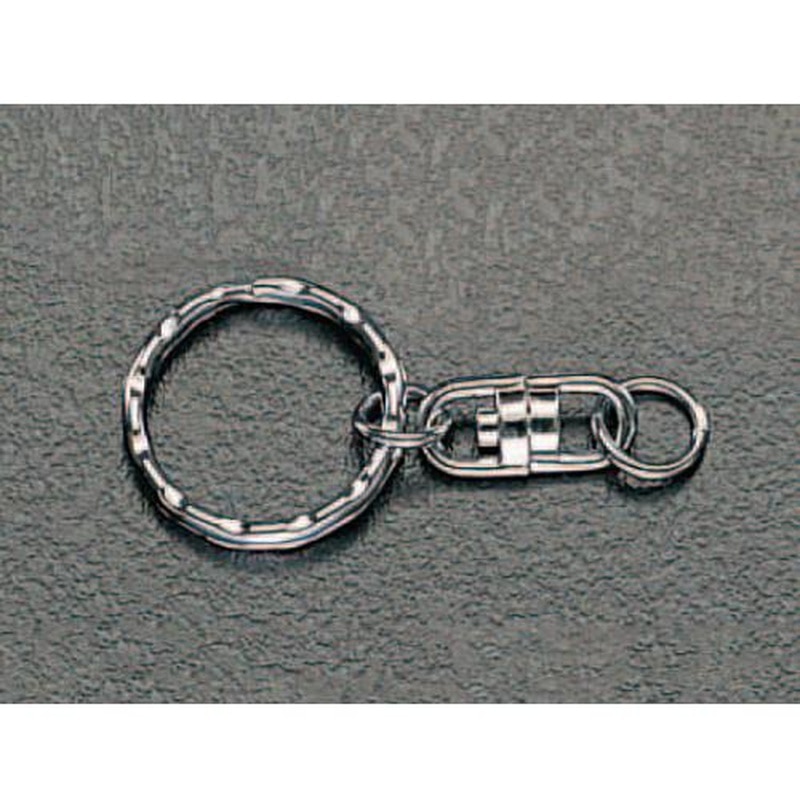エスコ EA638AS-10 キーホルダー用スナップ(2個) 1個(ご注文単位1個)【直送品】