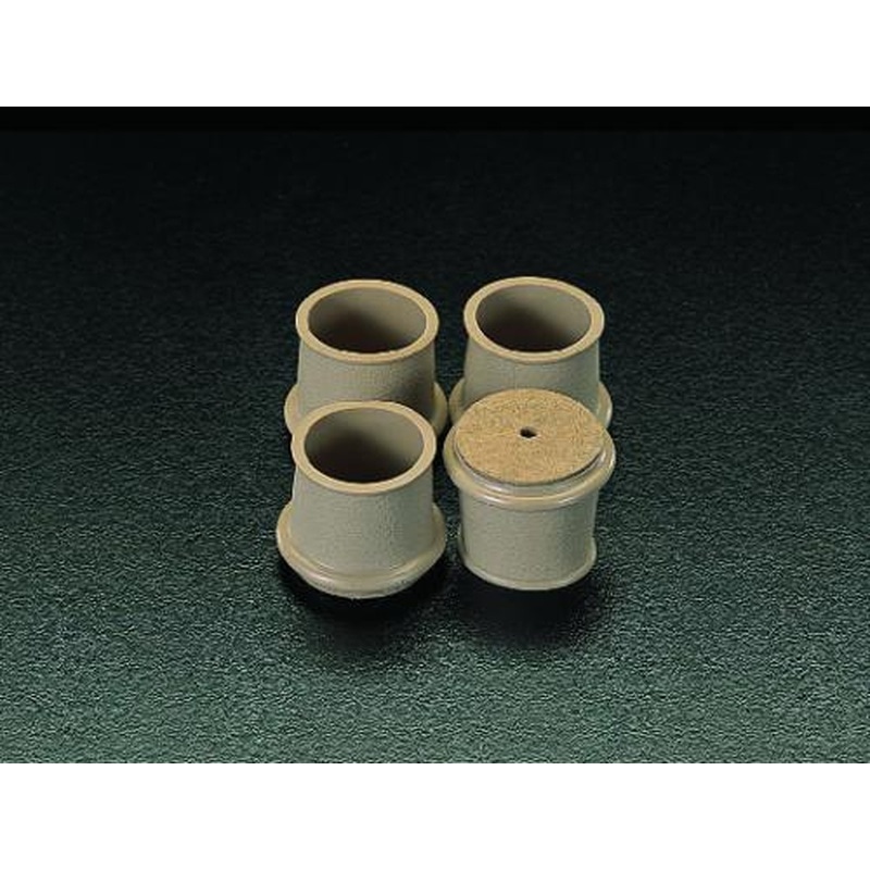 エスコ EA979DE-2 27-30mmフェルト付足キャップ(4個) 1個(ご注文単位1個)【直送品】
