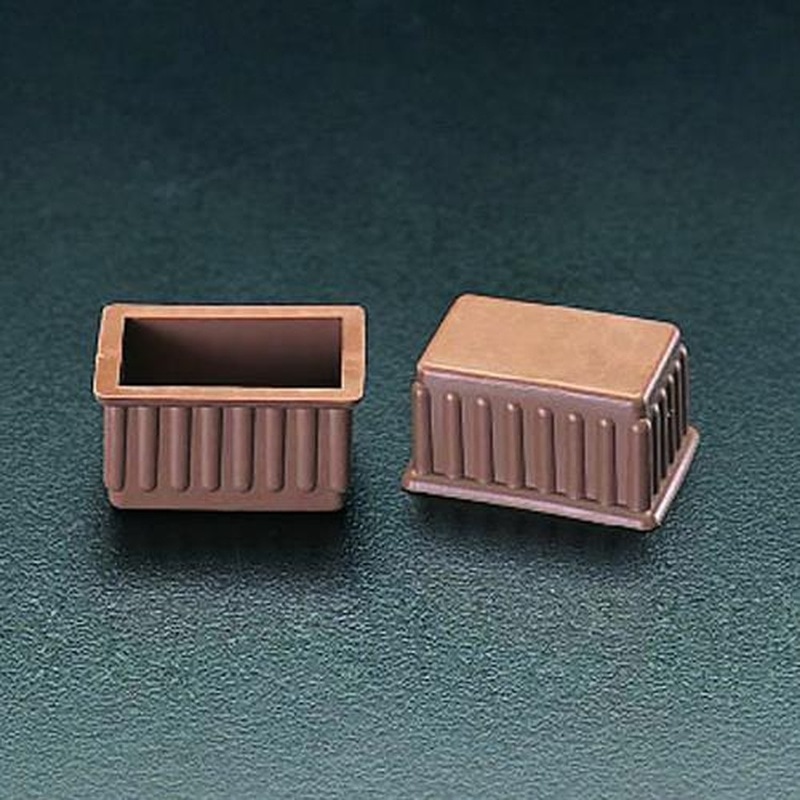 エスコ EA979DG-11 23x36mm角型足キャップ(2個) 1個(ご注文単位1個)【直送品】